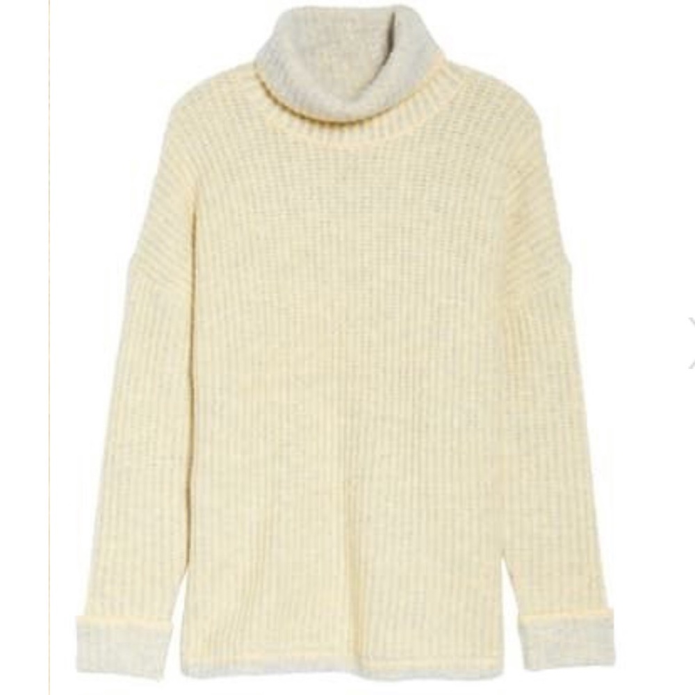 Caslon Turtleneck Chunky Sweater Size Large